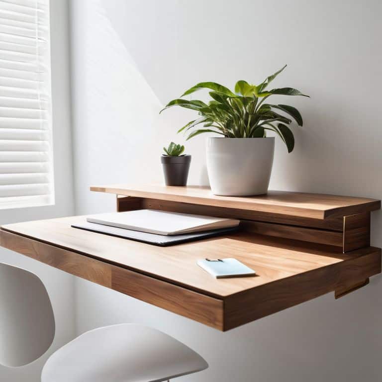 You Did It" floating desk