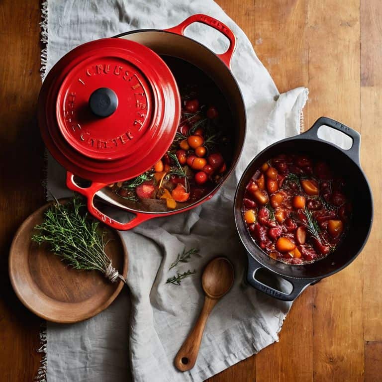 le creuset vs staub dutch oven