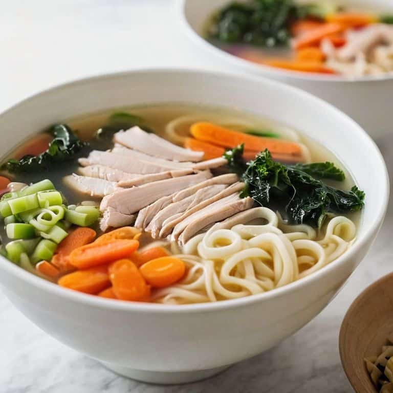 Vegetables for chicken noodle soup