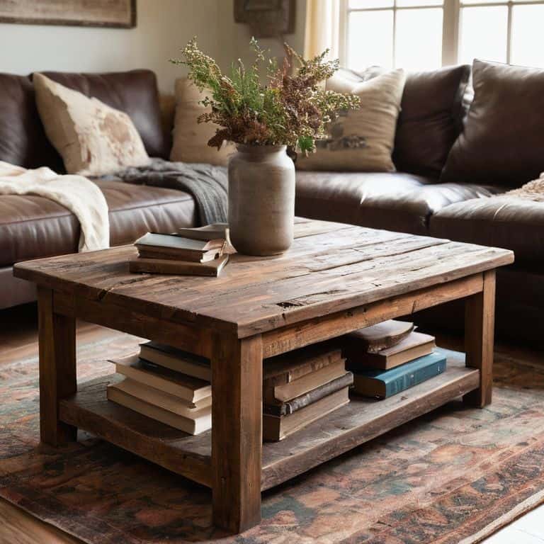 Simple Rustic Coffee Table Plan