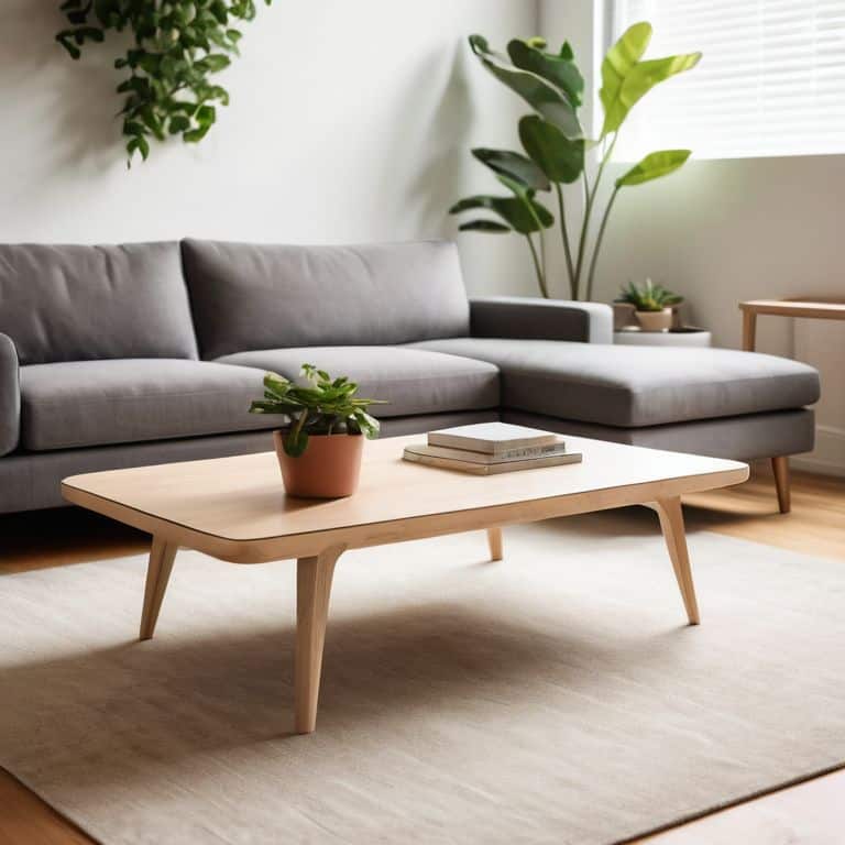 Plywood coffee table modern essentials