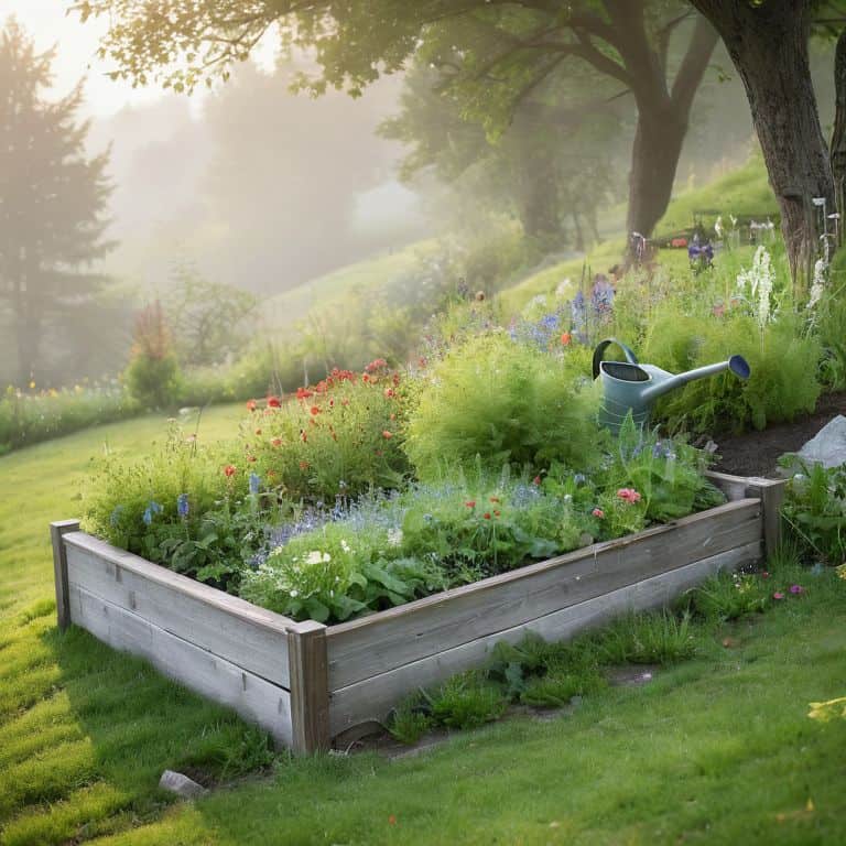 Garden bed on a slope tutorial
