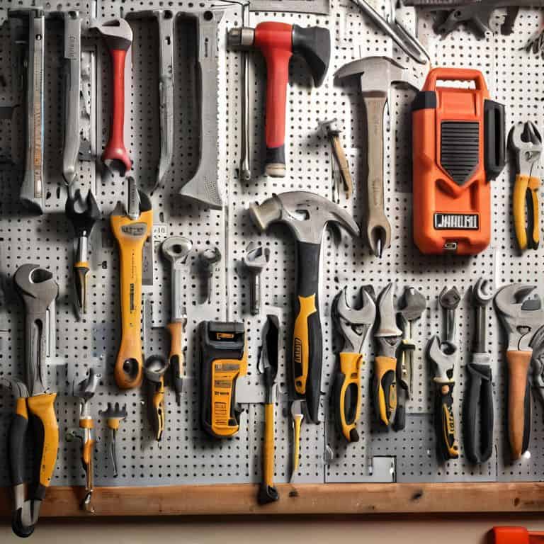 Pegboard Power tool organization system