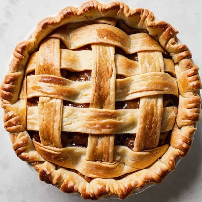 Lattice pie top guide