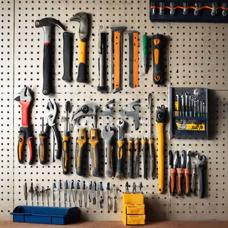 Pegboard tool organization guide