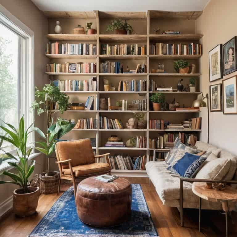 Creative bookshelves in home decor