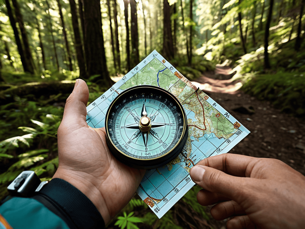 Using a Compass navigation aid