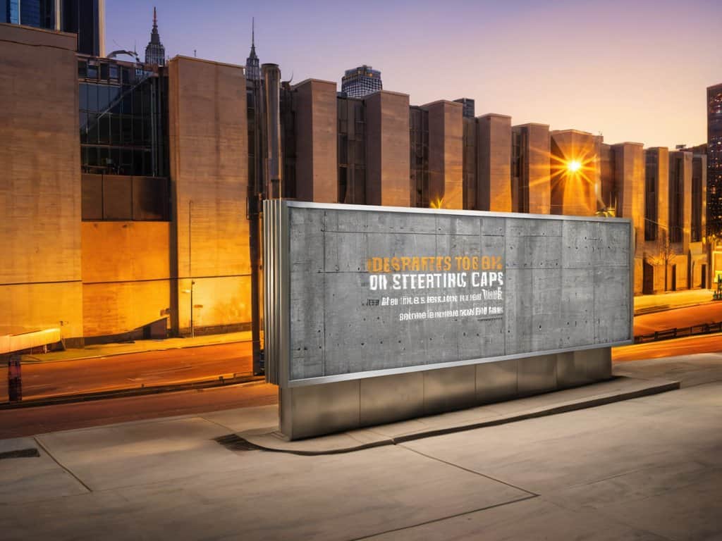 Brutalist Typography in Modern Ads