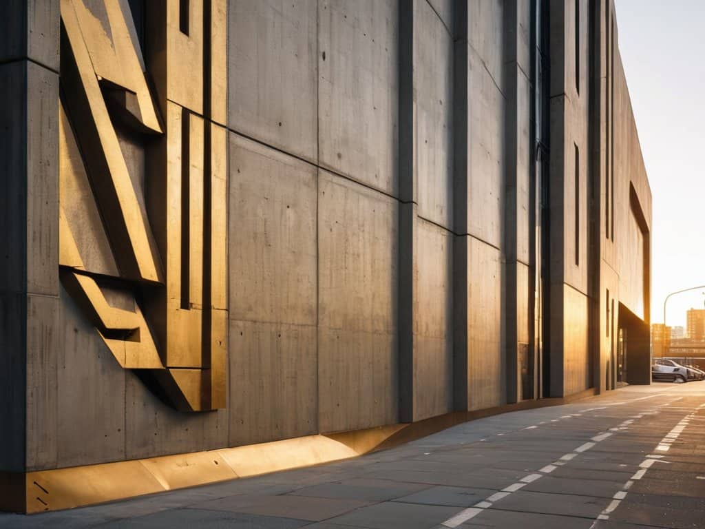 Brutalist typography in modern ads