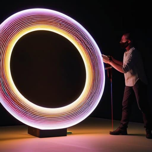 Craft Creative Light Trails Photography Patterns With Led Sticks