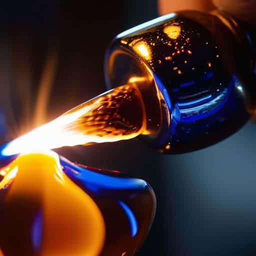 From Flame to Finished Art lampworking process.