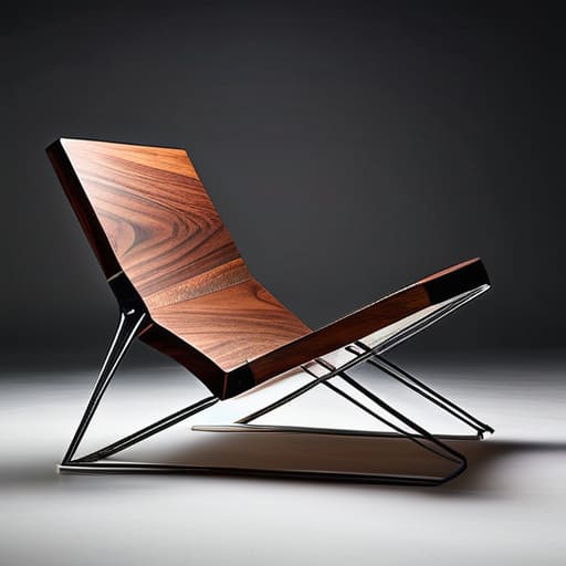 Structural Tensegrity Furniture Joints in geometric design.